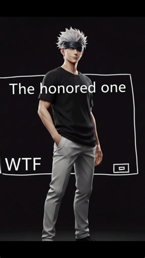 the honored one of all time #jujutsukaisen #animeweeb #gojo