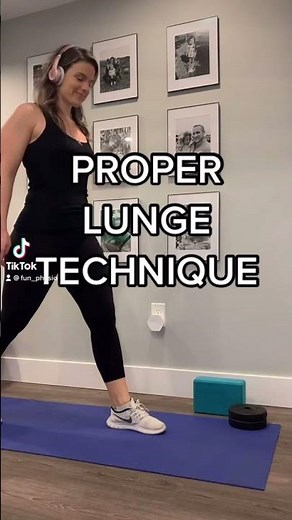 Proper Lunge Technique