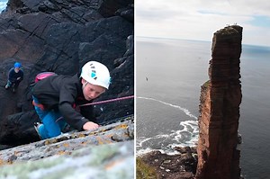 9-year-old rock climber is youngest to scale this 450-foot cliff
