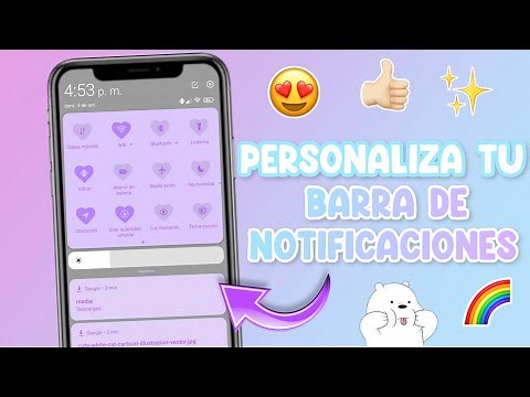 Personaliza tu barra de notificaciones Aesthetic 2022 (tutorial) 🦄💖