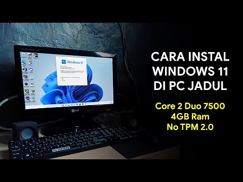 Cara Instal Windows 11 di PC jadul tanpa tpm 2.0 | WINTOHDD Tutorial