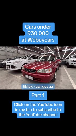 Cars under R30 000 at Webuycars
