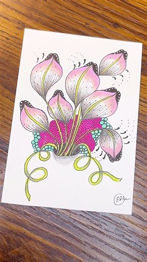 17K views · 300 reactions | Zentangle Pattern-SHIPZ | Drawing Tutorial For Beginners #zentangle #doodle #zendoodle #art #zenart #mindfulart #trending #viralpost #fbpage #easyart | Easy Art | Facebook