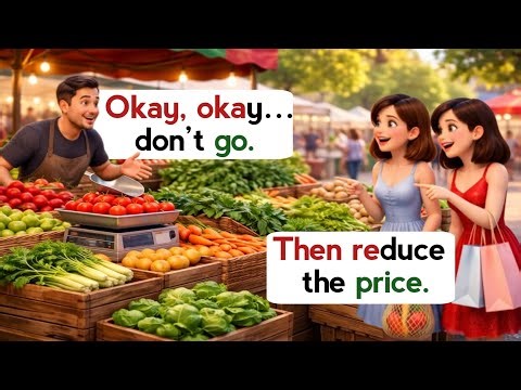 Daily English Speaking and Listening Practice | Shopping Mall Story for Beginners