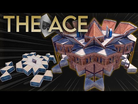 The Ace - Rust Small Group Dual Bunker Base - Full Build Tutorial