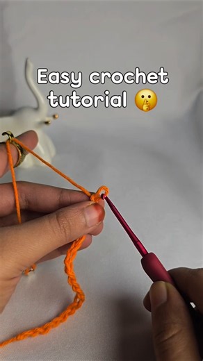 The Easy Way to Learn Crocheting | Step-by-step Tutorial |Beginners Friendly 💀🧶 #crochet