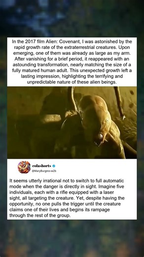 Alien: Covenant Creatures' Insane Growth