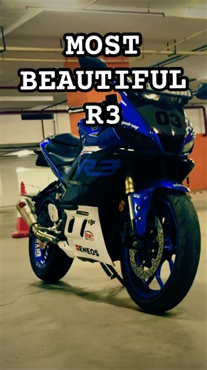 The best looking R3 completely modified #akrapovic #yamaha #r3 #shortvideo #bikelife