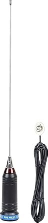 CB PNI ML50 Antenne, Länge 48cm, 26-28MHz, 600W mit RG58 Anschlusskabel 3,5 Meter, ohne PL259 Stecker