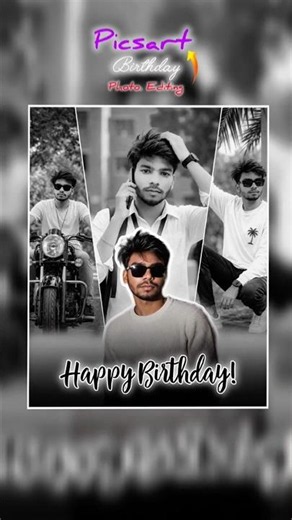 🎂 Happy Birthday Photo Editing in PicsArt 🔥 | New Trending Birthday Poster Tutorial