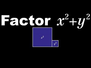 Factor a Sum of two Squares (visual proof)