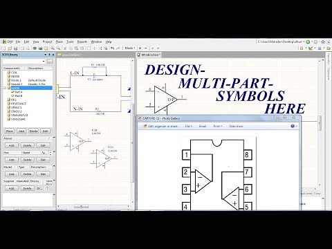 ALTIUM TUTORIAL-14: How To Design MULTI-PART SYMBOLS IN ALTIUM/Design multi symbols part in ALTIUM