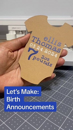 🍼👶 #Cricut #Baby #DIY #BabyAnnouncement