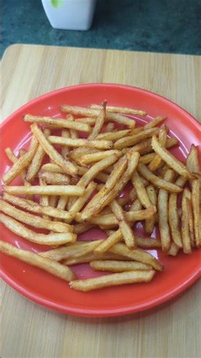 Crispy Homemade French Fries | Easy & Tasty Recipe #frenchfries #frenchfrieslover