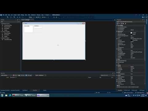 Making a simple WinForms application