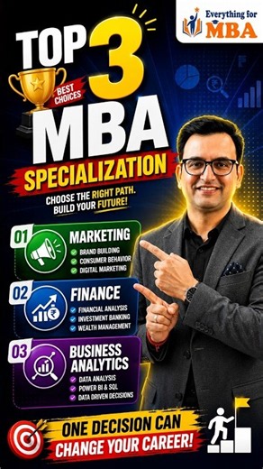 Top 3 MBA Specializations in 2026 | Which One Is Best for Your Career?