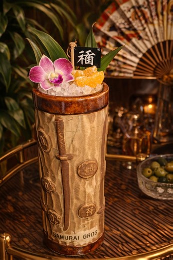 Vintage Samurai Grog Tiki Mug 1970s Japanese Barware Tropical Cocktail Mug Mid Century Tiki Bar Decor 7 Inch Ceramic - Etsy