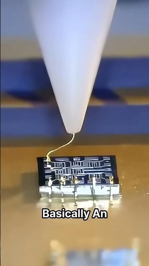 How Gold Wires Connect Microchips 🤯 | Wire Bonding Explained #facts