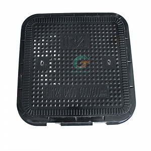 [Hot Item] Fiberglass Resin Composite SMC BMC FRP GRP Drain Cover 60*60 Plastic Drainage Sewer Square Well Cover Fiber Manhole Covers