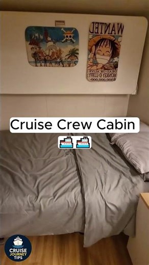 What a Cruise Crew Cabin Really Looks Like 👀🚢