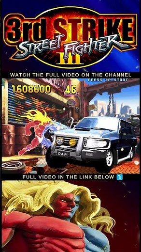 Gill SMASHES Everything in Street Fighter 3rd Strike | Stage Bonus