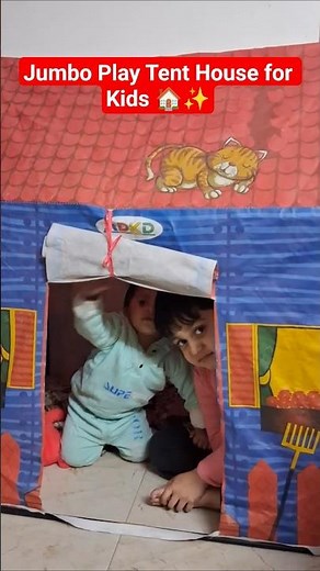 Jumbo Play Tent House for Kids 🏠✨ | Indoor Fun Toy for 2–12 Years Boys & Girls #tenthouse #indoorfun