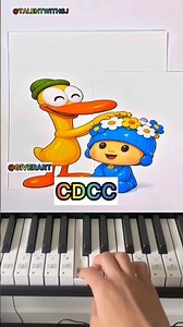 Pato and Pocoyo Last Craft Game Challenge ‪@GiverArt‬ - Piano Tutorial