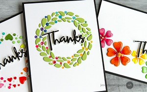 【卡片制作】分层切割卡片Layered Die Cuts - YouTube