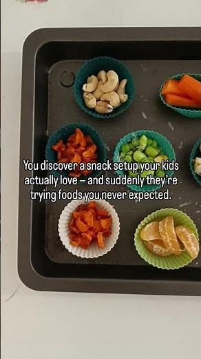 snack setup for 2-4 year olds