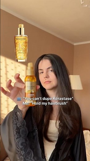 Pantene keratin oil is actually a dupe for Kérastase elixir oil ✨