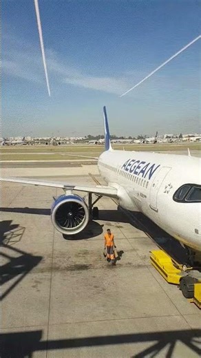 AEGEAN AIRLINES AIRBUS 320 NEO IN LISBON (PORTUGAL) #aegeanairlines #aegean #airbus #airbus320