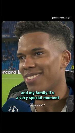 Scoring against Barcelona in the #UCL goes down as Estêvão's favorite moment of his career 🥹