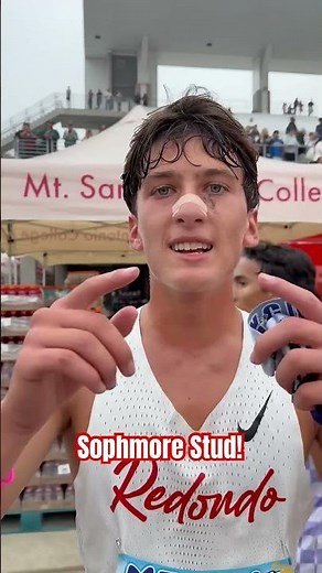 Incredible result getting second place as a Sophmore in Mt. Sac Invite Mario Montoya! 14:50.1
