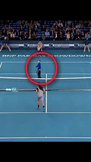 @Novak Djokovic vs a young fan wins an EPIC point 🤯