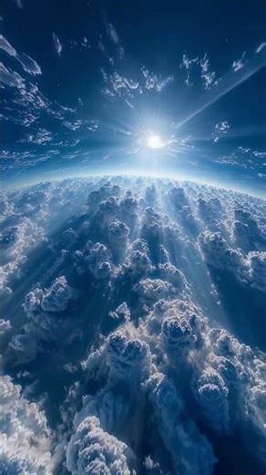 Above the Chaos! 💭✨️#aiart #ai #clouds #sky #sunset