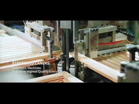 How Canvas Frames Are Made: Factory Process for Wholesale & OEM Orders | Conda Art Supplies