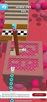 Stacky Dash level 249 gameplay solution. Android iOS mobile game 🎮