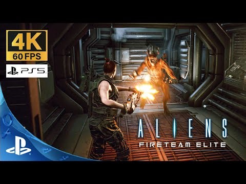 (PS5) Aliens: Fireteam Elite | Gameplay Coop Online [4K 60FPS]