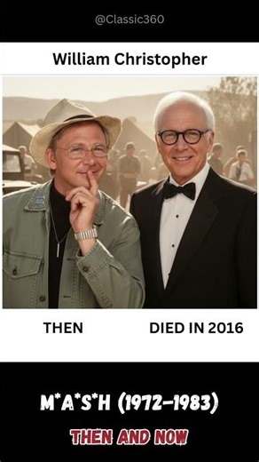 M*A*S*H Cast Then and Now 1972 vs 2026 #thenandnow #shorts