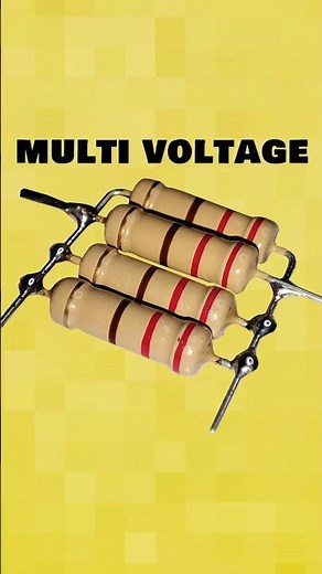 multi voltage 👉 #resistors