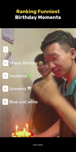 Ranking Funniest Birthday Moments #shorts