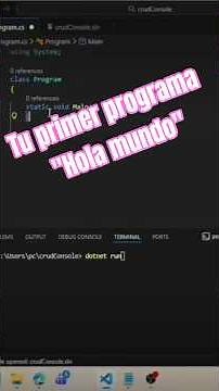 Module 1: Your first “Hello World” in C# 💛This is how every developer starts #programmingfromscra...