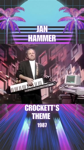 Jan Hammer’s “Crockett’s Theme” from #MiamiVice was a big hit in western Europe, reaching number one in Belgium and the Netherlands, for two and four weeks respectively. It peaked at number two in both Ireland and the United Kingdom. #JanHammer #CrockettsTheme #SynthPop #SynthWave #80sMusic #80sSongs #Fyp #ForYou #ThrowbackSongs