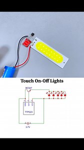 Touch Sensor Circuit #electronica #electronics #reels #engineering #trending | DIY Electrix