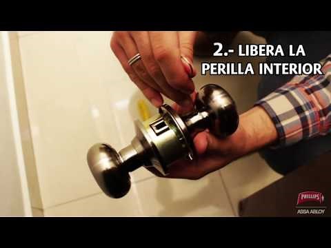 ¿Cómo instalar una perilla?