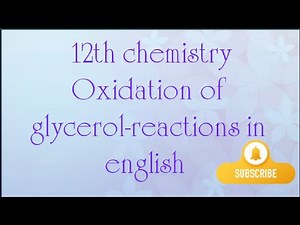 Oxidation of glycerol