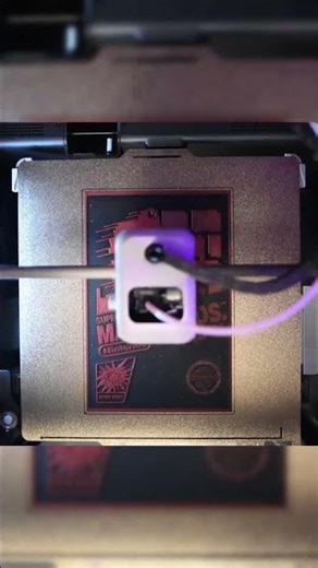 Super Mario Bros NES Box Art 3D Print Time-lapse Hueforge