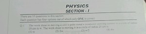 PHYSICSSECTION - IThere are 35 questions in this section.Eac... | Filo