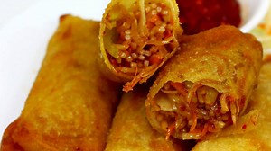154K views · 877 reactions | Veg spring roll is a very popular Indo Chinese recipe. These rolls are stuffed with spicy veggie stuffing and are crunchy outside. These flaky and tasty spring rolls go perfectly with hot cup of tea or coffee You can enjoy it as a party starter also. | MadhurasRecipe | Facebook