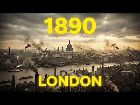 This is What London Looked Like 135 Years Ago | 1890 Revealed
